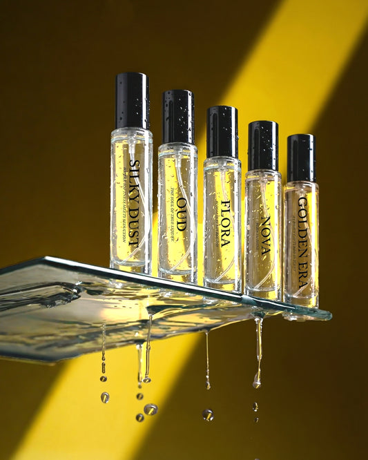 Pack of 5 (Golden Era, Nova, Flora, Oud, Silky Dust)